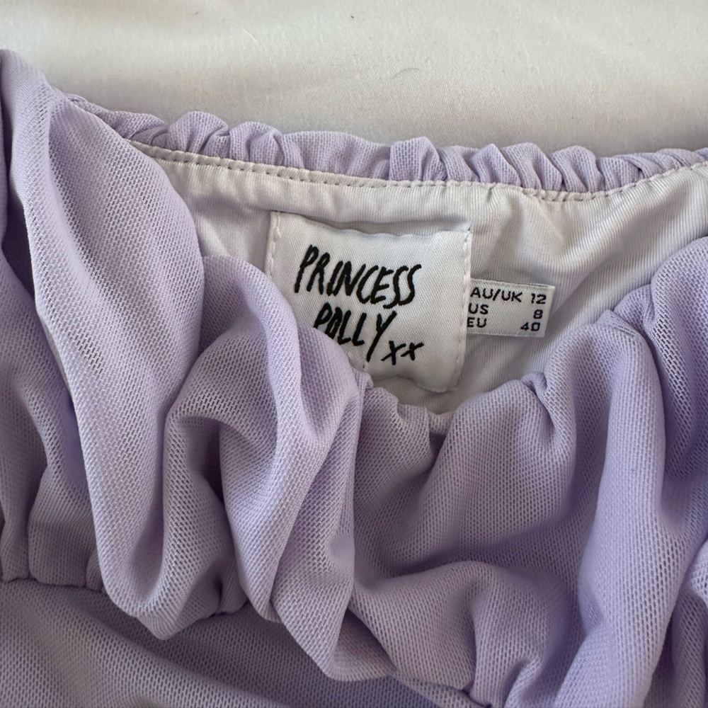Princess Polly Penney mini lavender dress, size US 8 - Picture 5 of 9